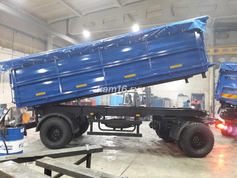 Прицеп зерновоз самосвал двухосный 12 тонный